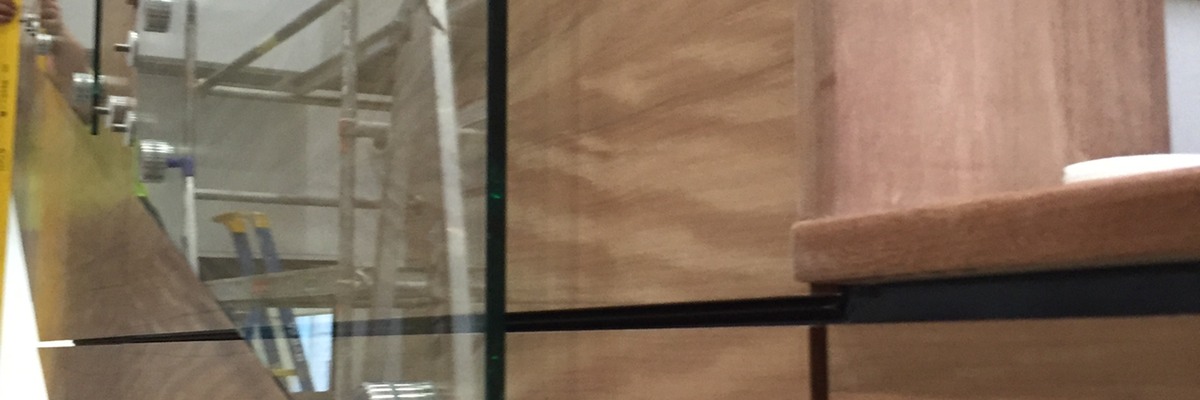 Theatre Step Glass Balustrade Fittings