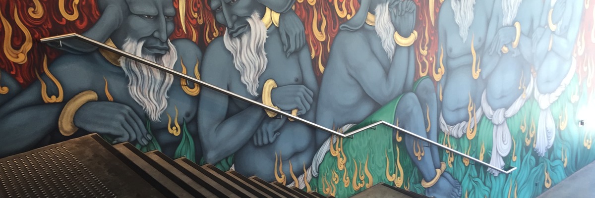 MCA Circular Quay Entrance Staircase - Stainless Handrail